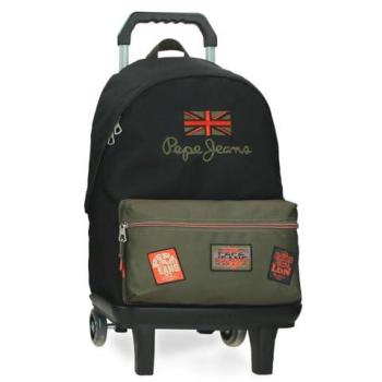 Mochila Pepe Jeans Ponder 44 cm con carro y salida de audio