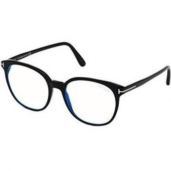 Tom Ford Gafas de Vista FT 5671-B BLUE BLOCK Negro Brillante 54/18/140 unisex
