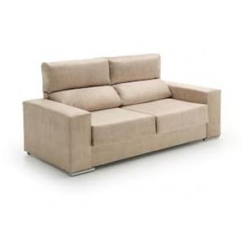 Conjunto Sofás Reclinable Alice Beige 2 + 3 Plazas