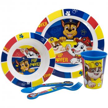Patrulla Canina Set de Vajilla 5 piezas para microondas