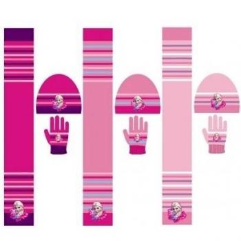 Conjunto “Elsa Frío” – Bufanda, Gorro y Guantes Disney Frozen