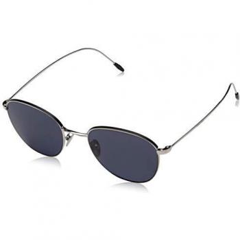 Armani 0AR6048 Gafas, Negro (Silver/Matte Black/Grey), 51 para Hombre