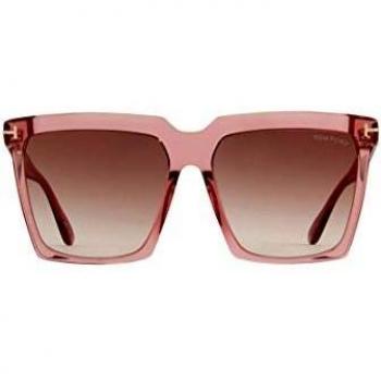 Tom Ford Gafas de Sol Sabrina 02 FT 0764 Rosa Transparente/Marrón Sombreado 58/16/140 mujer