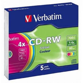 Verbatim CD-RW 80 Minuti DataLife Plus