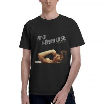 Camiseta Hombre Amy Winehouse Algodón Suave Negra