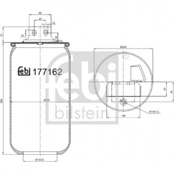 Fole Pneumático FEBI BILSTEIN 177162