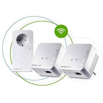 Devolo Adattatore Powerline WLAN 8578, kit mini multiroom WiFi Magic 1
