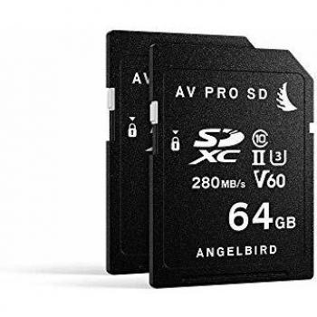 Angelbird AVpro SDXC UHS-II V60 64GB | 2-pack