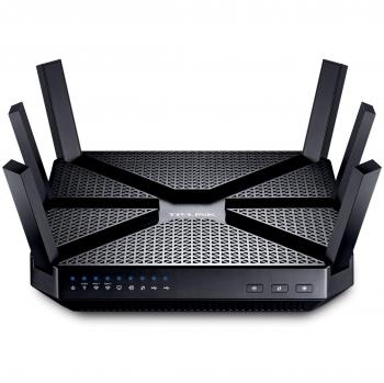 TP-Link Archer C3200 Router Gigabit Tri-Band, Processore Dual Core 1 GHz , Wi-Fi fino a 3.2 Gb, 5 Porte Gigabit, Tasto LED/Wi-Fi On/Of, 2 USB (2.0 e 3.0), 6 Antenne