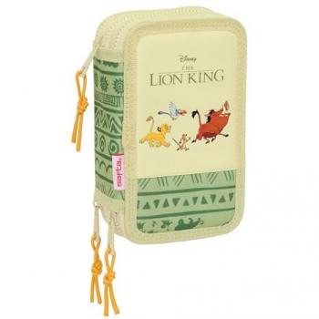 Plumier triple Mufasa 37 piezas Safta