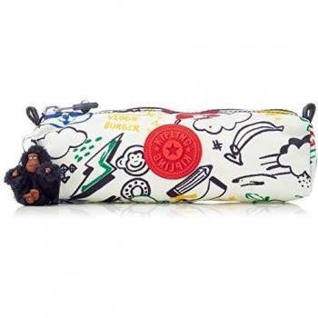 Kipling FREEDOM Estuche, 22 cm, 1 litro, Multicolor (Doodle Play Bl)