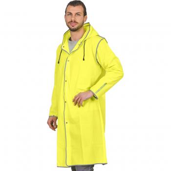 Perletti trench impermeable amarillo reflectante talla L