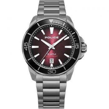 Reloj Police Thornton PEWJH0021403 de acero con correa gris