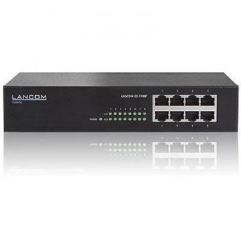 Lancom Systems Switch di rete GS-1108P Non gestito Gigabit Ethernet (10/100/1000) Supporto Power over (PoE) Nero