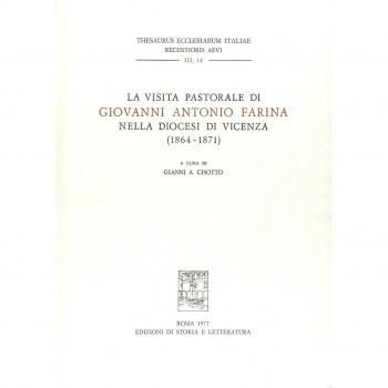 La visita pastorale di Giovanni Antonio Farina nella Diocesi di Vicenza