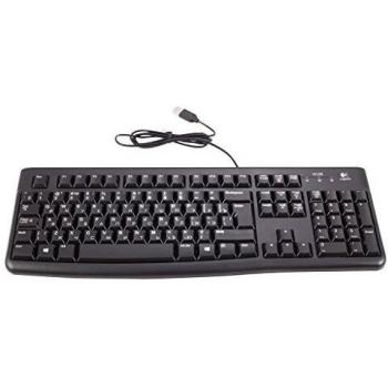 Logitech K120 USB AZERTY Nero tastiera