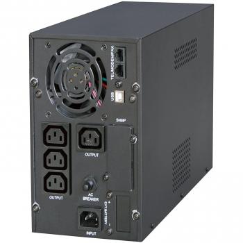 Gembird EG-UPS-PS3000-01 VA sinusoidale ups con USB, Nero