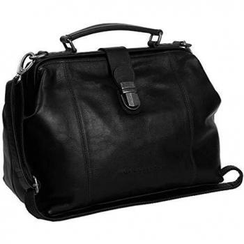 Bolso Shaun de Cuero Negro