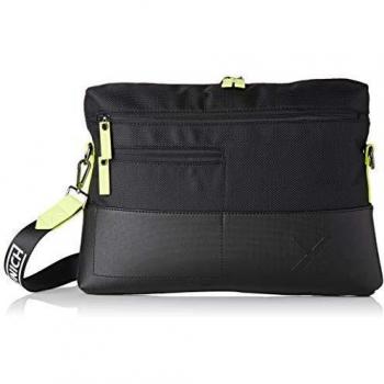 Bolsa de mensajero Munich, Negro, 5.5x28.5x37.5 cm