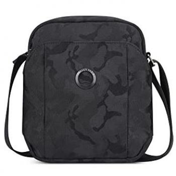 Bandolera Delsey Paris Picpus negro gris