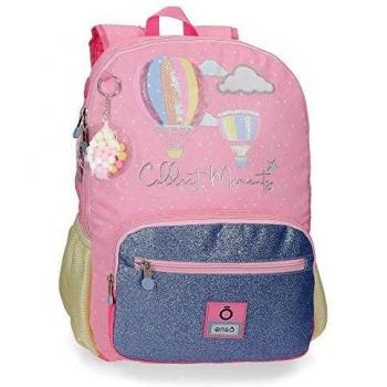 Mochila Enso Collect Moments Niñas, Doble Compartimento, Multicolor, 32x44x17 cms
