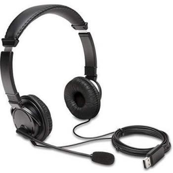 Kensington High Fidelity USB Headphones with Microphone K97601WW