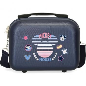 Joumma Bags. Neceser ABS Mickey Denim Adaptable marino -29x21x15cm
