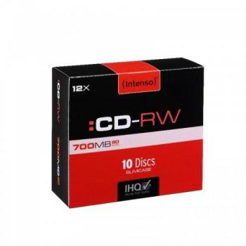 Intenso CD-RW 700MB 10pz SlimCase 12x