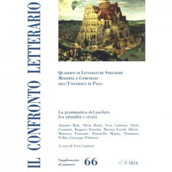 Il confronto letterario. Quaderni di letterature straniere moderne e comparate dell'Università di Pavia. Supplemento (Vol. 66)