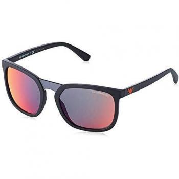 Emporio Armani 0EA4123 Gafas de Sol, Matte Black, 45 para Hombre