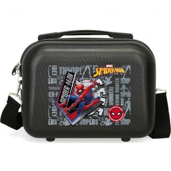 Neceser Spiderman Gran Poder Adaptable negro