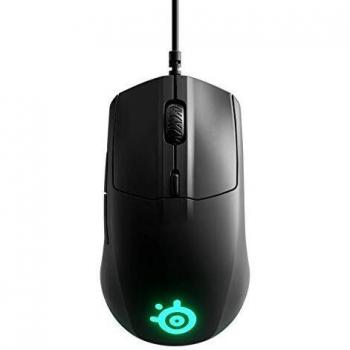 Steelseries Rival 3 Mouse da Gioco, Sensore Ottico Truemove Core da 8.500 Cpi, 6 Tasti Programmabili, Tasti Split Trigger