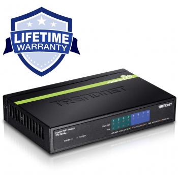 Switch PoE+ TRENDnet TPE‑TG44g 8P Gigabit GreenNet