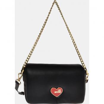 Bandolera Love Moschino Negra con Solapa
