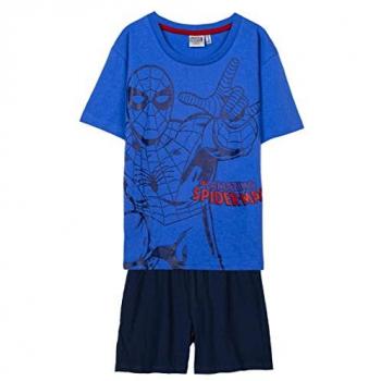 Pijama corto Spiderman 73115 azul Niño