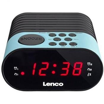 Radio reloj despertador Lenco CR-07 azul