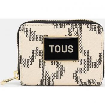 Monedero mediano Tous 395900975 Kaos Pix beige