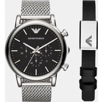 Reloj Cronógrafo para Hombre Emporio Armani AR80062SET