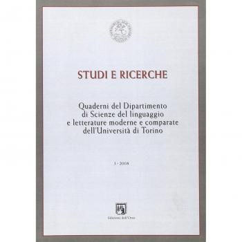 Quaderni del Dipartimento di scienze del linguaggio e letterature comparate dell'Università di Torino (2008) (Vol. 3)