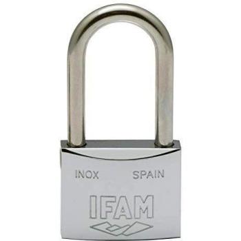 Ifam 084010 Candado Resistente a la oxidación, Cromo, 40 mm, Multicolor
