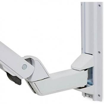 Supporto Muro Monitor Ergotron Bianco 9 In Braccio