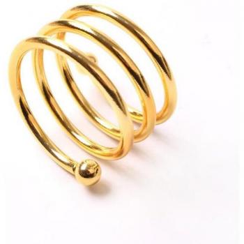 Cruz Dorada Anillada para Servilletas de Oro