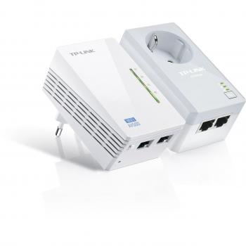 TP-Link TL-WPA4226KIT Powerline AV500 Wireless N, 300 Mbps, 2 Porte Ethernet e Presa Passante