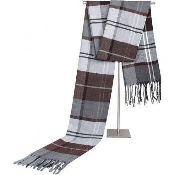 Klassischer Herren-Plaid-Schal 190x30cm