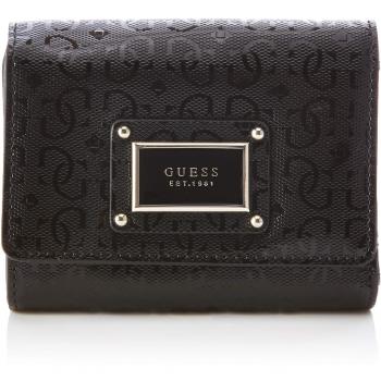 Guess Shannon Slg Small Trifold Monedero Mujer Blanco (Black) 13x11x3 cm