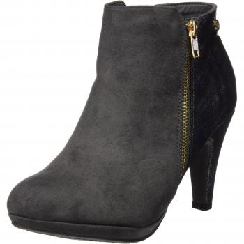 Xti Botin Sra. Antelina Combinada 30222, Botas Cortas Mujer, Gris (Gris), 40