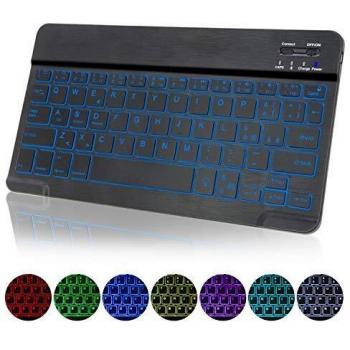 HOTLIFE Tastiera Retroilluminata Bluetooth Wireless Italiano