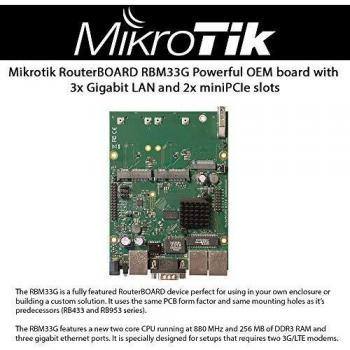 Mikrotik RouterOS RBm33G Wireless Router with