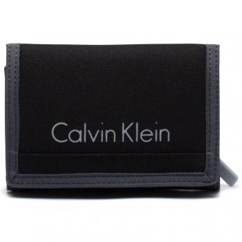 Calvin Klein Col3 Nylon 8 CC Negro con Moneda