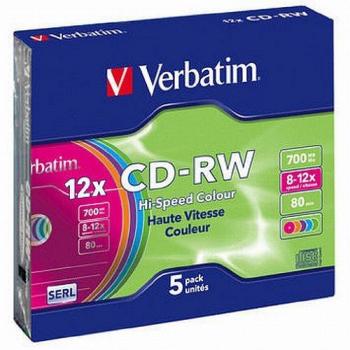 Verbatim CD-RW 80MIN Datalife PLUS